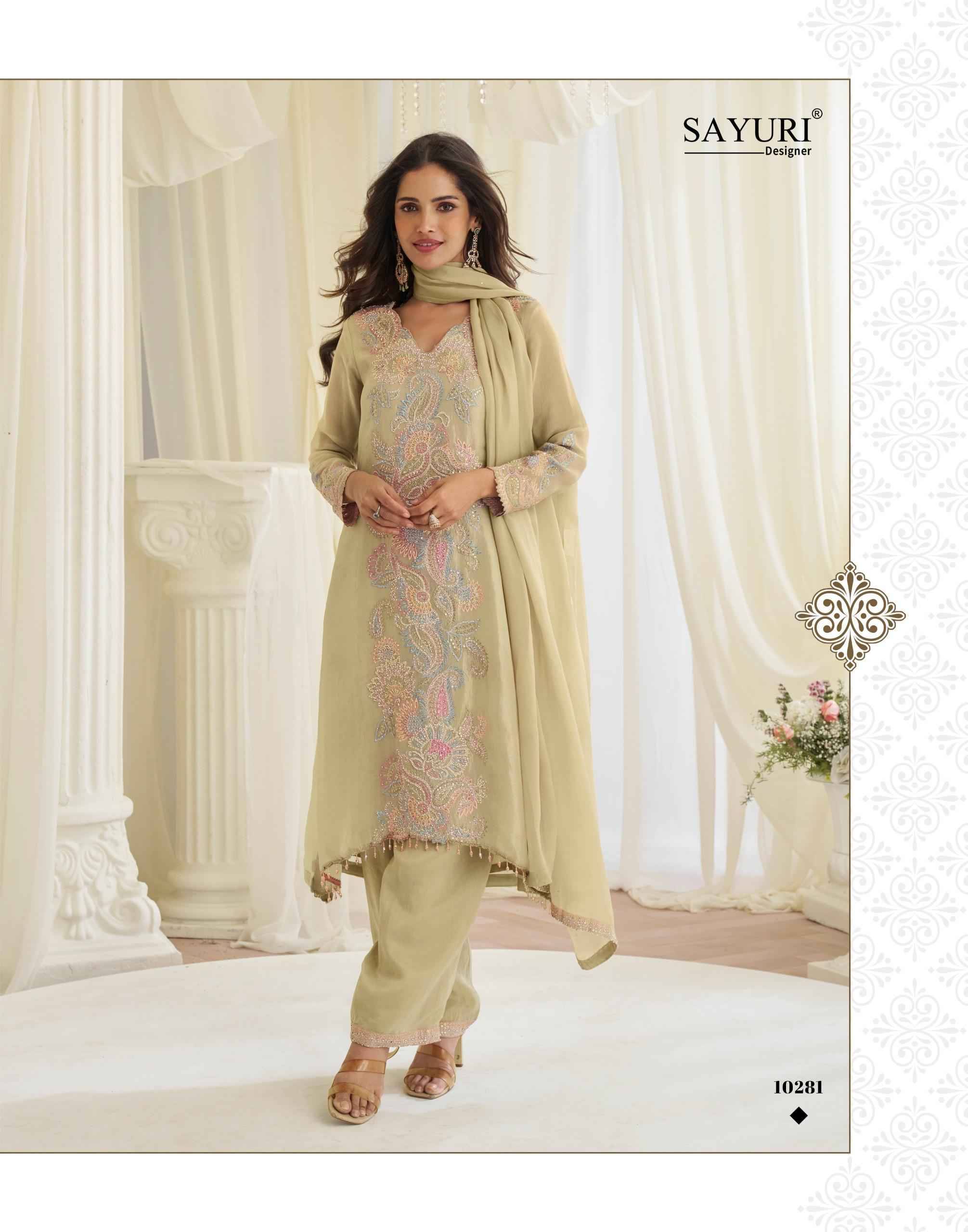 RUHANIYAT By Sayuri 10279 to 10281 Series Designer Festive Suits Collection Beautiful Stylish Fancy Colorful Party Wear & Occasional Wear Premium Simar Silk Dresses At Wholesale Price